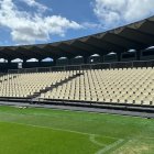 La nueva grada que se ha instalado en Balaídos para los últimos tres partidos de la temporada en Primera División.