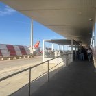 Aeropuerto de Almería, esta mañana.