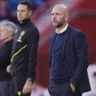 José Alberto y Fran Escribá en el Granada 3 Racing 0 en Los Cármenes.