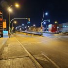 Llegando a LA VOZ DE ALMERÍA luce con todo su esplendor el puente.