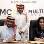 Turki Al-Sheikh y Mohamed Alkhereiji coincidieron en un acto de la empresa SMC el pasado mes de abril.