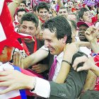 Unai Emery, un entrenador que hizo historia en el Almería y que siempre recordado por la grada del Estadio Mediterráneo.