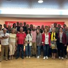 Parte de la nueva Ejecutiva local del PSOE con Juan Francisco Colomina como nuevo líder.