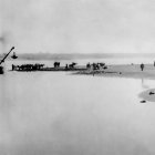 Arena acumulada cierre bocana Adra.