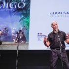 John Sayles (a la derecha), durante una retrospectiva en la Cinemateca francesa en octubre de 2021