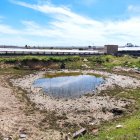 Uno de los solares que se verá afectado por las obras en los enlaces de la A7 en El Ejido.