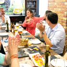 Los asistentes a la reunión disfrutaron de buena comida y crearon sinergias.