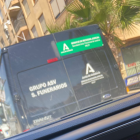 Imagen de los servicios funerarios a su llegada a Adra