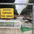 Estado actual de las obras en el Paseo de Almería