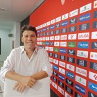 Rubi posa para LA VOZ al final de la rueda de prensa.