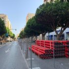 Tramo del Paseo de la segunda fase de las obras