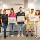 Entrega del premio ganador a la mejor tapa de Roquetas de Mar.