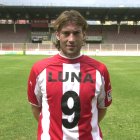 Paco Luna en su segunda etapa de jugador del Almería como Unión Deportiva.