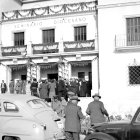 Puerta principal del Seminario Diocesano en la Carretera de Níjar, el día de su inauguración oficial.