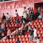 Muchas butacas vacías en el primer lunes de la pasada Liga ante el Castellón.