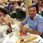Invitados en una celebración en el Hostal Zapata