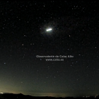 Imagen capada desde el Observatorio de Calar Alto de esta nueva bola de fuego