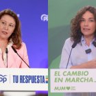 Carmen Crespo (PP) y Lina Gálvez (PSOE).