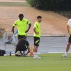 Édgar, Mendes, Appiah, Robertone y Melero, además de Maximiano, no han viajado a Marbella con el resto del equipo.