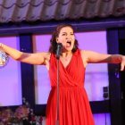 Anna Moog en una imagen durante uno de sus conciertos.