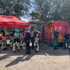 Despliegue de Bomberos Levante en la zona del suceso.