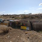 Junto al río, más allá de la valla que cierra el polígono industrial del Sector 20, han empezado a aparecer chabolas