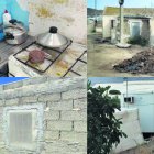 Cuatro imágenes de infraviviendas en casetas de invernaderos y cortijos abandonados de Níjar.