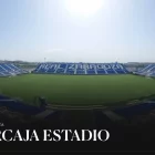 El campo portátil de LaLiga se llama Ibercaja Estadio y no se puede saltar en la grada.
