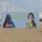 Valla publicitaria de Vox en El Ejido.