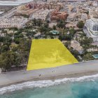 Ubicación de la piscina de agua salada.