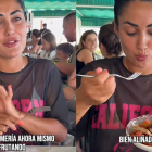 La influencer que ha probado el chiringuito de Carboneras.