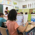 Alumnos en una clase del colegio de Educación Infantil y Primaria.