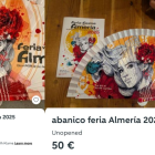 Los abanicos de la Feria de Almería 2025, ya en venta en Wallapop.