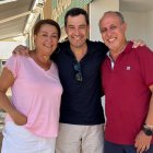 Juanma Moreno, en Carboneras.