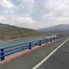 Tramo cortado de carretera hacia Granada.