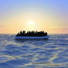 Imagen de archivo de una patera.