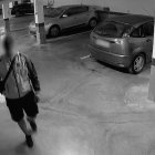 Imagen del garaje en el que se encontraban los vehículos