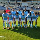 Un once del Poli El Ejido de la pasada temporada.