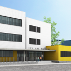 Infografía del proyecto del nuevo IES de Las Salinas, en Roquetas de Mar.