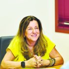 María del Carmen Castillo Mena, fotografiada durante la entrevista esta semana en la Redacción de La Voz de Almería.