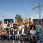 El acto de colocación de la primera piedra de la nueva sede de Verdiblanca.