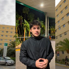 Kevin García Hernández en el vídeo difundido en redes en el Hospital Torrecárdenas