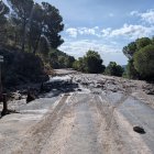 El Ayuntamiento de Berja trabaja en la restauración de la rambla.