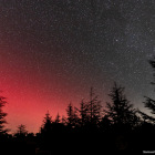 Aurora boreal captada desde Calar Alto en octubre de 2024.