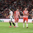 Bonini y Álex Muñoz en el Almería-Castellón.