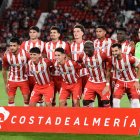 El once del Almería ante el Zaragoza.