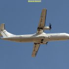 Imagen del ATR 72-600 que opera en Almería en la ruta con Sevilla.