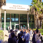 La biblioteca Nicolás Salmerán, sede de 'Café con ciencia', una de las actividades de la Semana de la Ciencia.