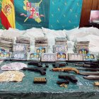 Cocaína, hachís y armas incautados en la operación Lukena.