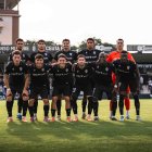 El once del Almería en el Estadio Alfonso Murube ante el Ceuta.